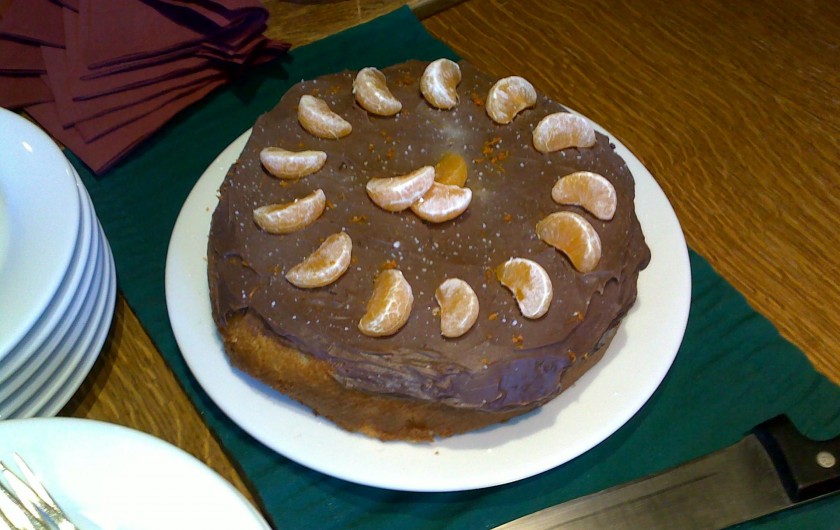 Location de vacances - Chalet à La Tania - Gâteau pour gouter