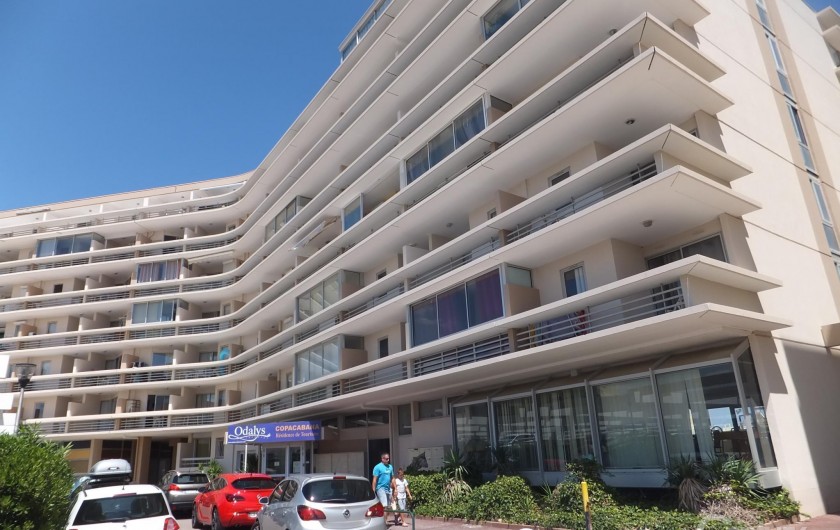 Location de vacances - Studio à Canet-en-Roussillon - résidence copacabana
