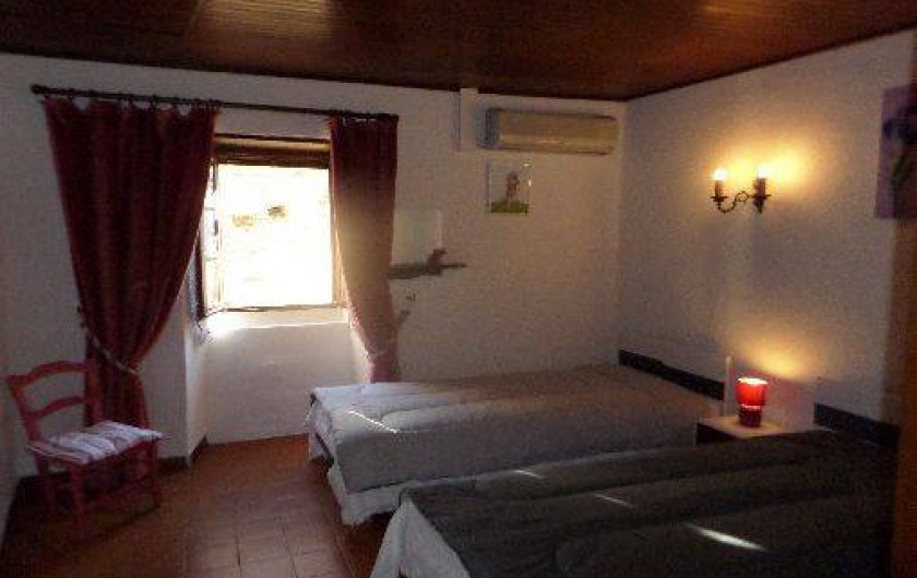 Location de vacances - Maison - Villa à Oletta - Chambre n°1 Orienté nord est au niveau deux