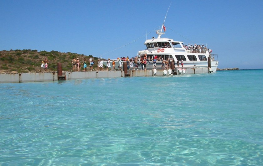 Location de vacances - Maison - Villa à Oletta - La plage du lotu et sa navette de transport depuis le port de st-Florent