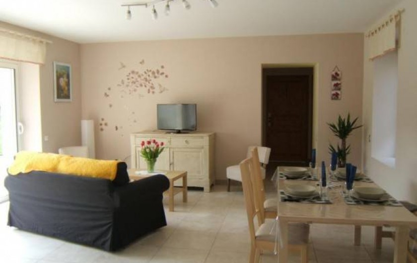 Location de vacances - Gîte à Argenteuil-sur-Armançon - Côté séjour