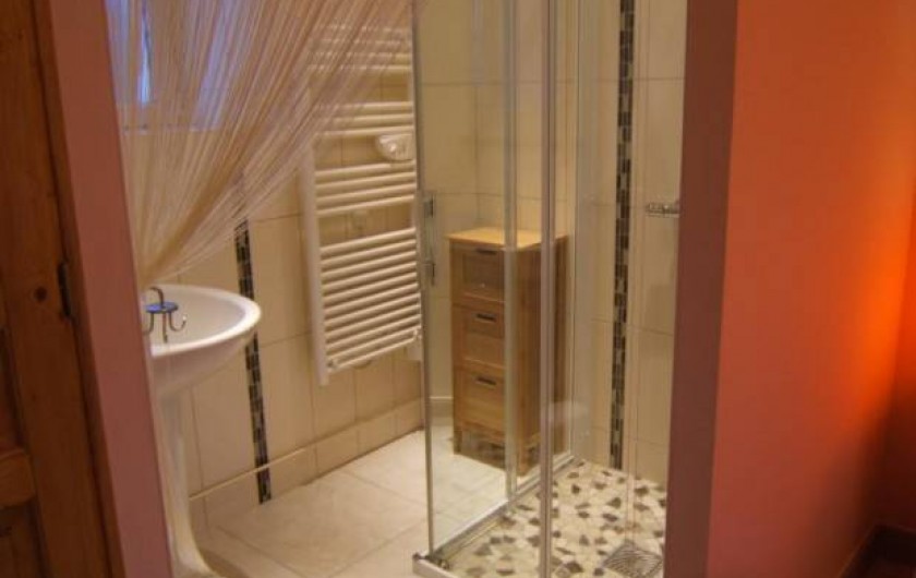 Location de vacances - Gîte à Argenteuil-sur-Armançon - Salle de bains de la chambre parentale