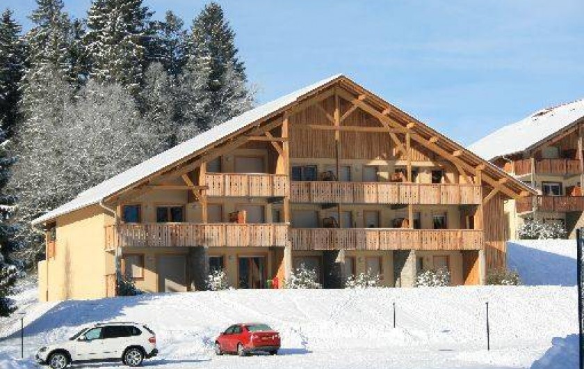 Location de vacances - Appartement à Gérardmer - Résidence en hiver - appartement au 1er étage