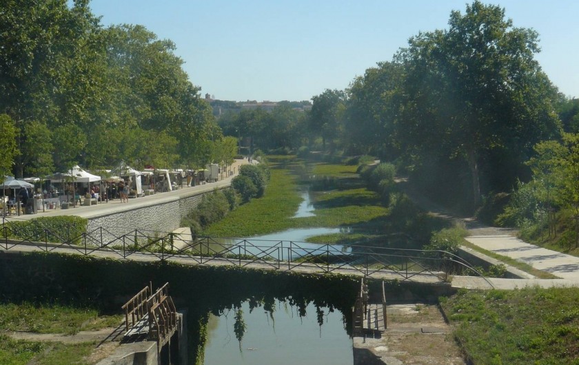Location de vacances - Chambre d'hôtes à Villeneuve-lès-Béziers - Le site des écluses de Fonséranne