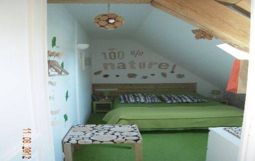 Location de vacances - Gîte à Beauval-en-Caux - gîte "les pommiers" chambre parentale