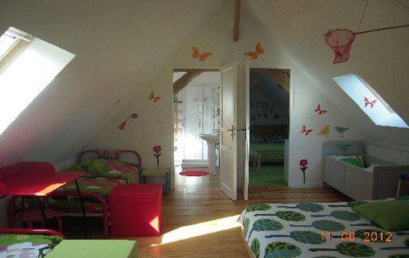 Location de vacances - Gîte à Beauval-en-Caux - gîte "les pommiers" grande chambre de 4 places