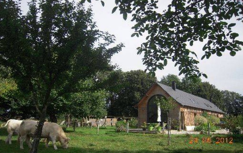 Location de vacances - Gîte à Beauval-en-Caux - la longère , aménagée en 2 gîtes.... insérée dans la nature