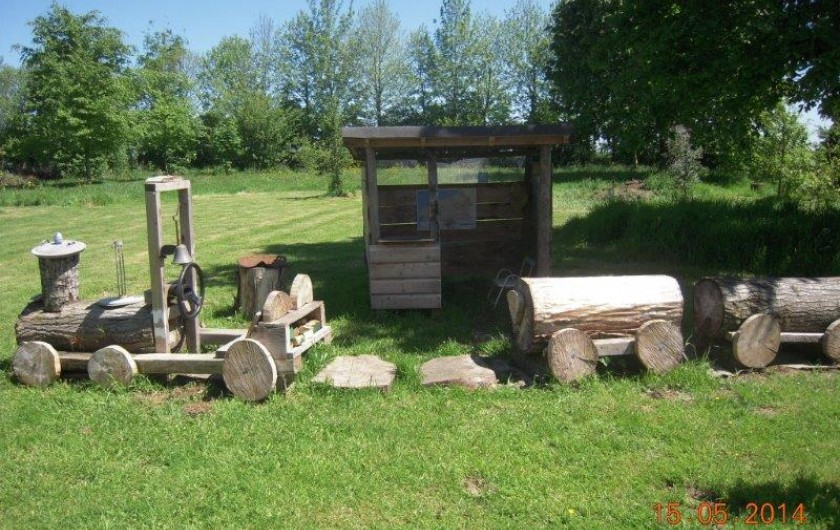 Location de vacances - Gîte à Beauval-en-Caux - petit train pour les enfants