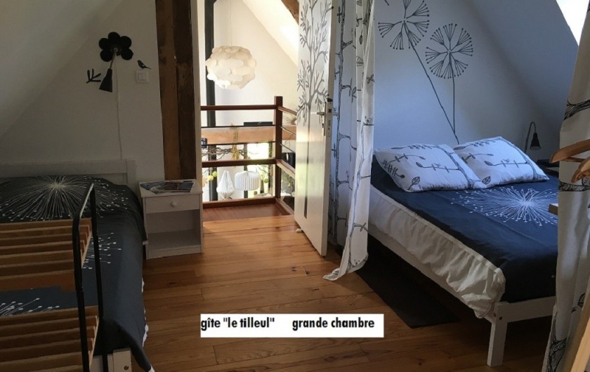 Location de vacances - Gîte à Beauval-en-Caux - gîte "le tilleul" chambres à l'étage