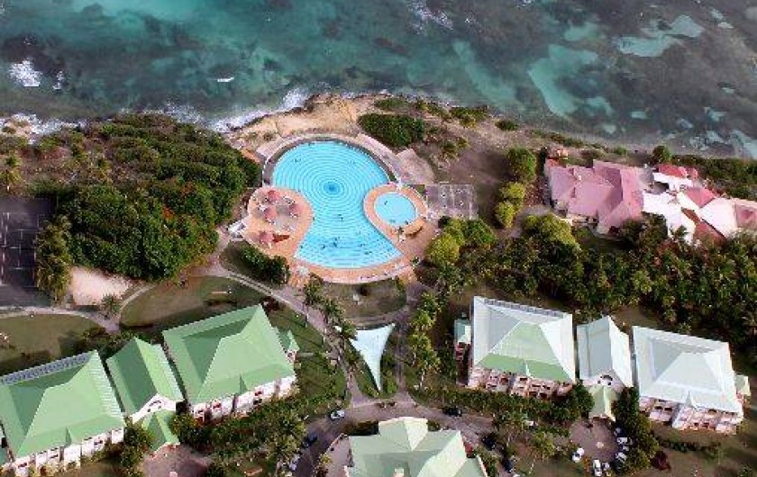 Location de vacances - Appartement à Saint-François - vue du ciel