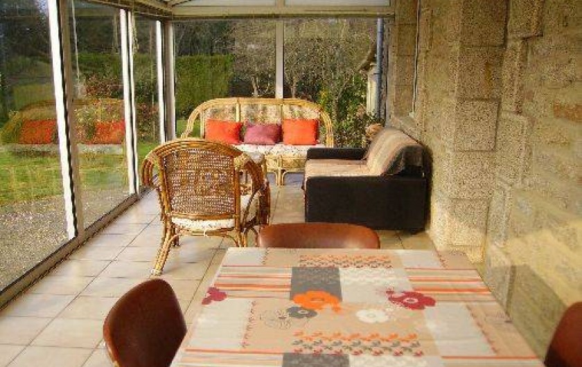 Location de vacances - Gîte à Bignan - veranda