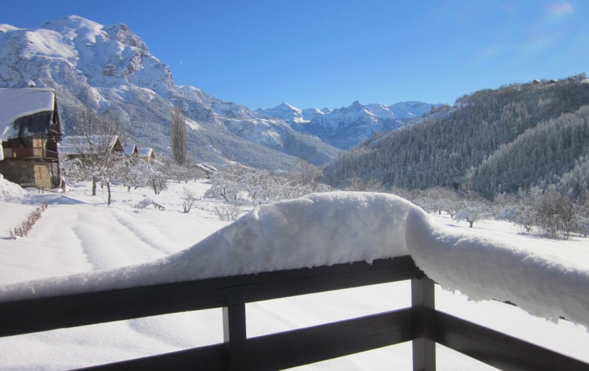 Location de vacances - Chalet à Vallouise - Vue vers le Villard