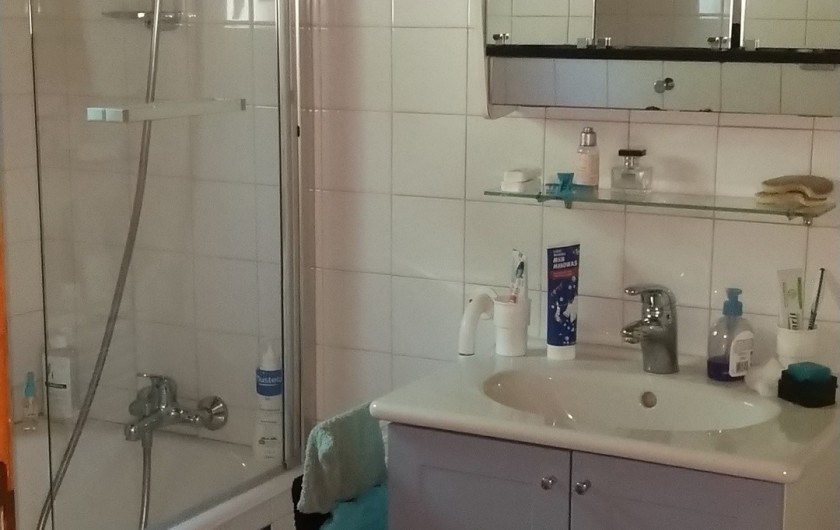 Location de vacances - Chalet à Vallouise - Salle de bain niveau séjour