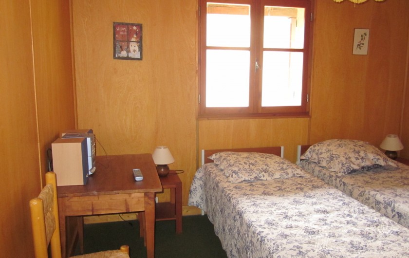 Location de vacances - Chalet à Vallouise - Chambre 1niveau   bas