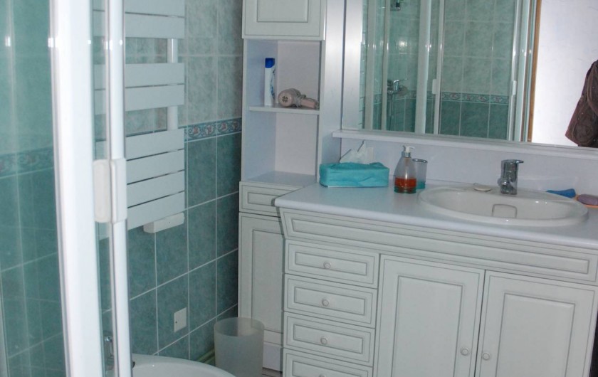 Location de vacances - Villa à Valuéjols - salle d'eau attenante de la chambre 1