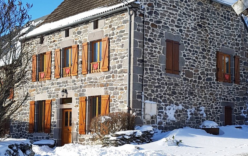 Location de vacances - Villa à Valuéjols - sous la neige