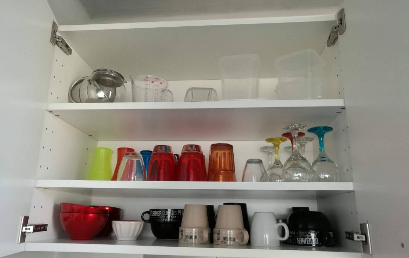 Location de vacances - Appartement à Palavas-les-Flots - Verres et tasses