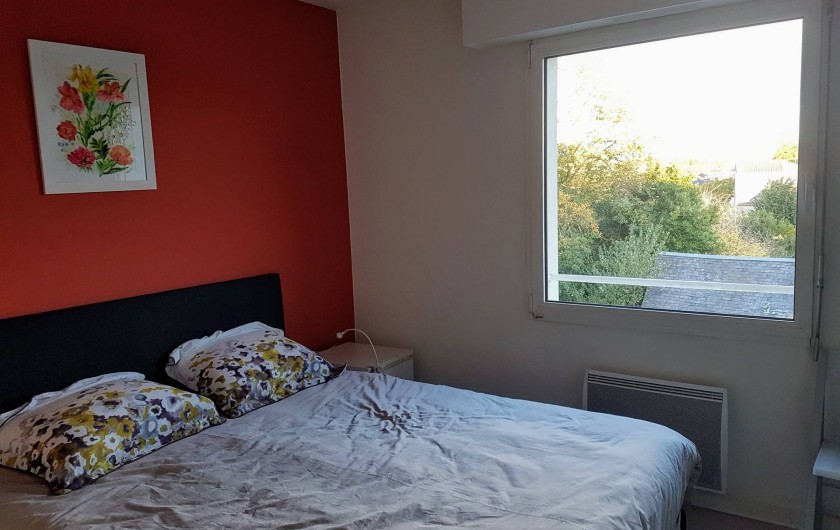 Location de vacances - Appartement à Les Herbiers - chambre avec un lit de 160