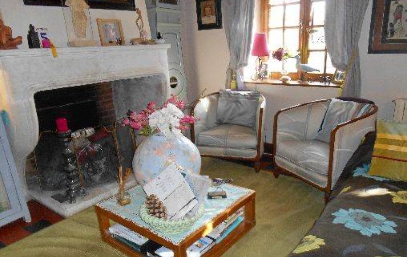 Location de vacances - Chambre d'hôtes à Les Andelys - Le coin cheminée