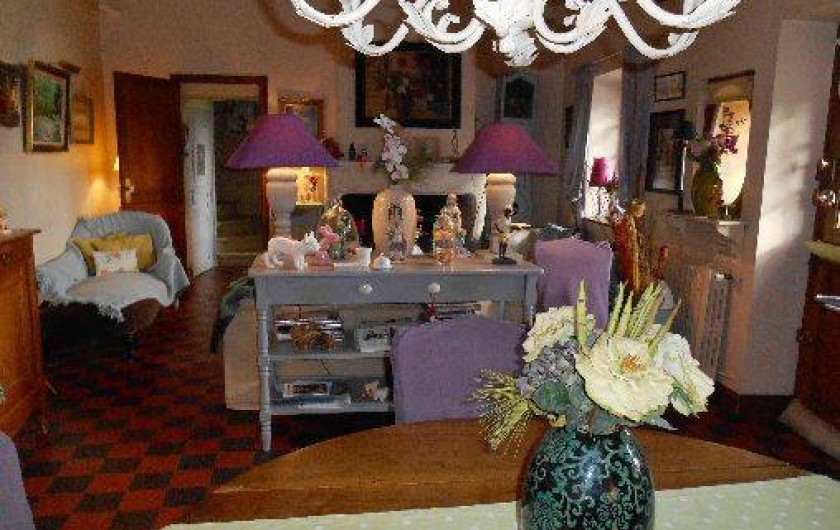 Location de vacances - Chambre d'hôtes à Les Andelys - Vue à partir de la salle a manger de la maison