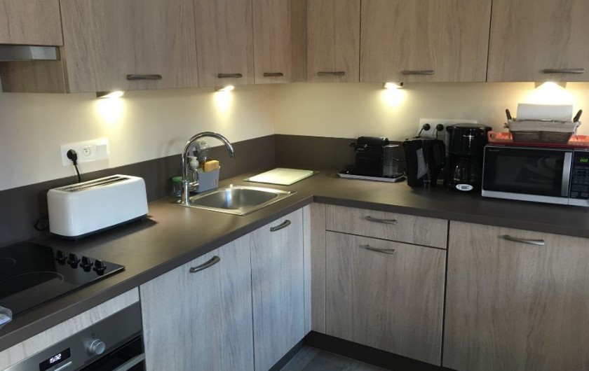 Location de vacances - Appartement à Les Claux - Cuisine américaine
