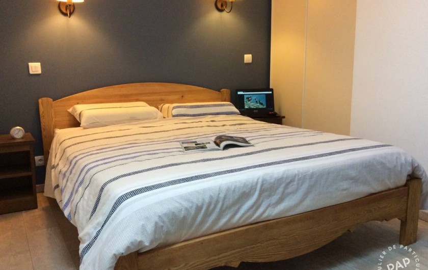 Location de vacances - Appartement à Les Claux - chambre  avec lit de 160x200