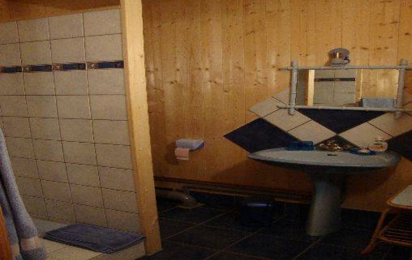 Location de vacances - Chambre d'hôtes à Saint-Didier-la-Forêt - Salle de bains Aubeterre