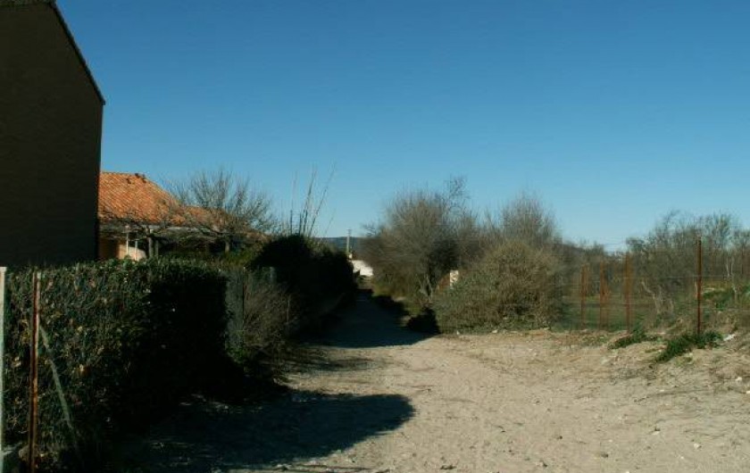 Location de vacances - Appartement à Frontignan - CHEMIN PIETON ACCES PLAGE