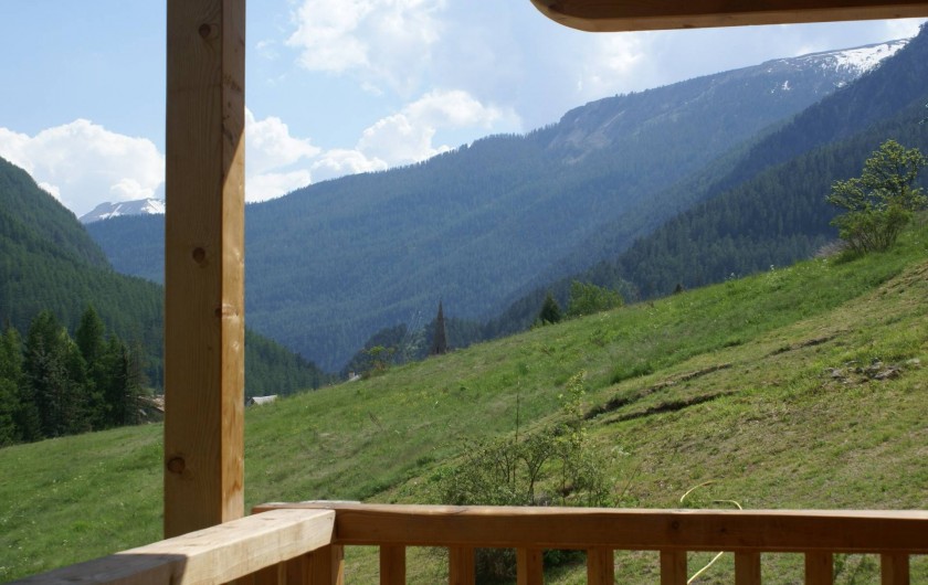 Location de vacances - Chalet à Saint-Paul-sur-Ubaye - vue sur la montagne