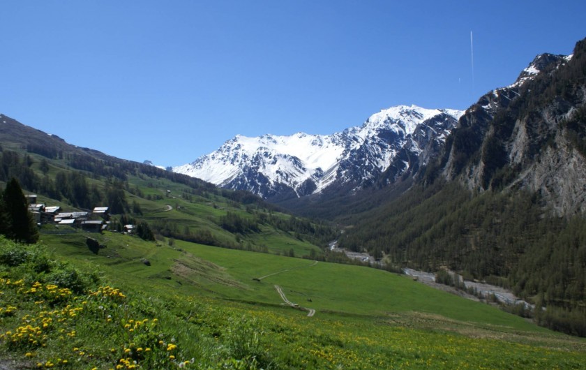 Location de vacances - Chalet à Saint-Paul-sur-Ubaye - la vallée