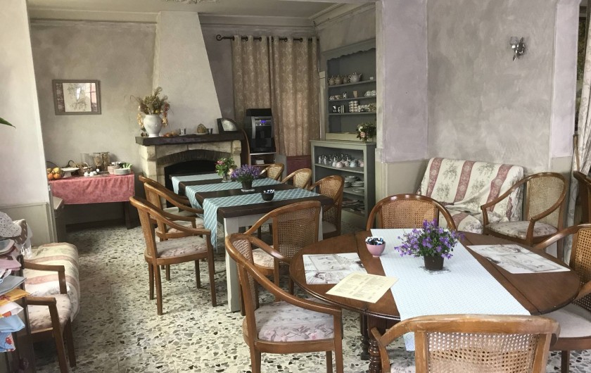 Location de vacances - Chambre d'hôtes à Les Andelys - Salle du petit déjeuner