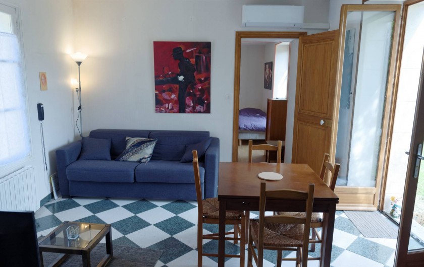 Location de vacances - Appartement à Saint-Dyé-sur-Loire - Salon