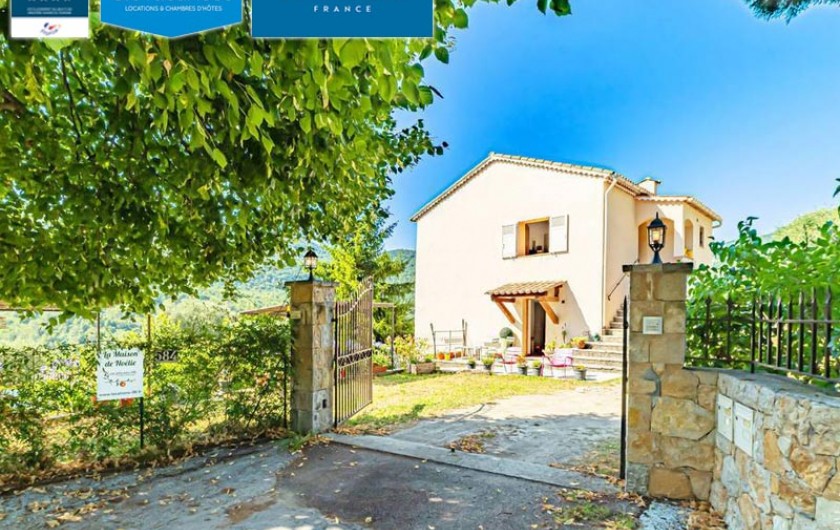 Location de vacances - Appartement à Le Bar-sur-Loup - VILLA 4* CLASSEE CLEVACANCES 3 CLES RECOMMANDEE PAR LE GUIDE DU ROUTARD ET LE PE