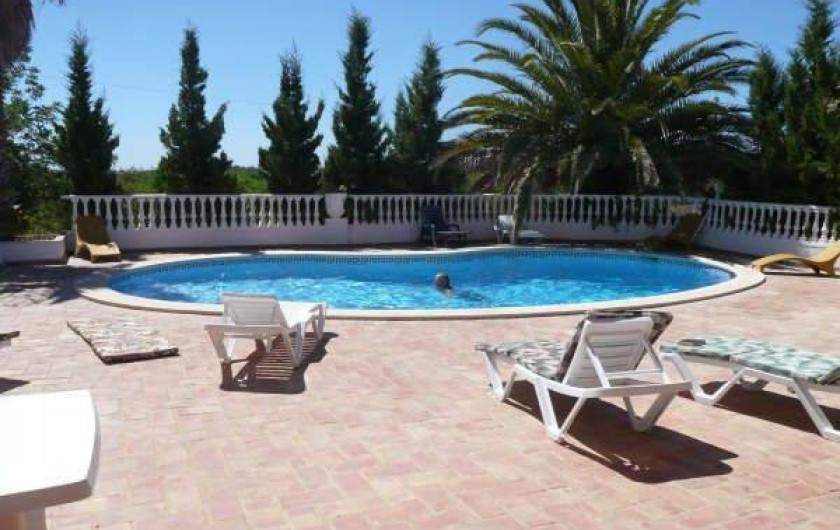 Location de vacances - Villa à Tavira - Terrace de piscine