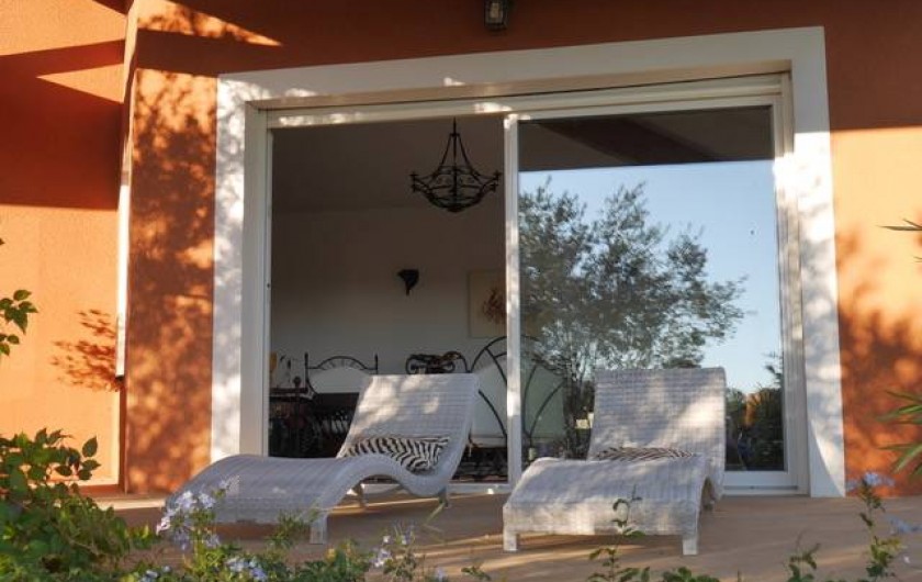 Location de vacances - Villa à Castin - Terrasse sud