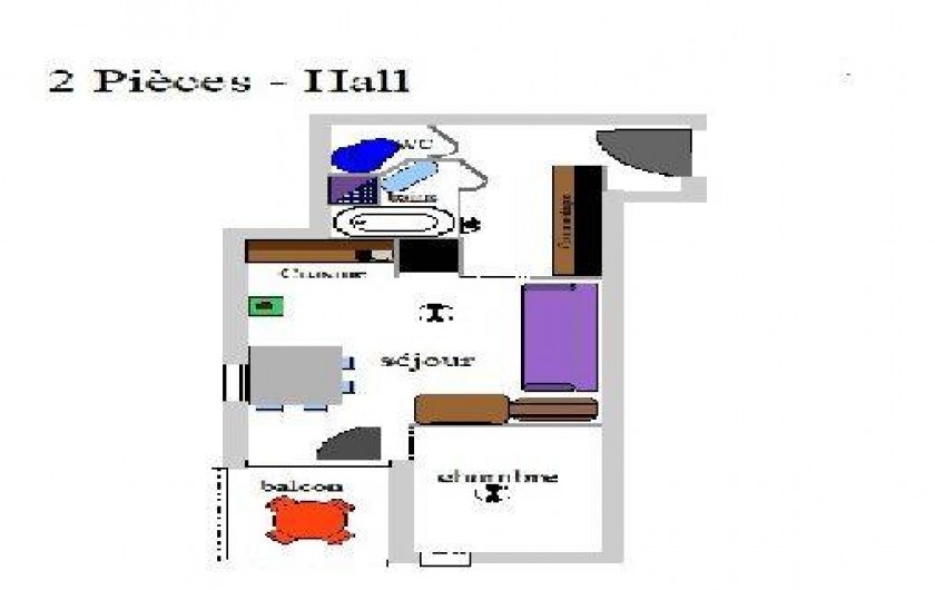 Location de vacances - Appartement à Les Deux Alpes
