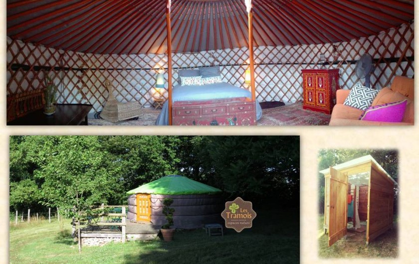 Location de vacances - Gîte à Donzy - Yourte