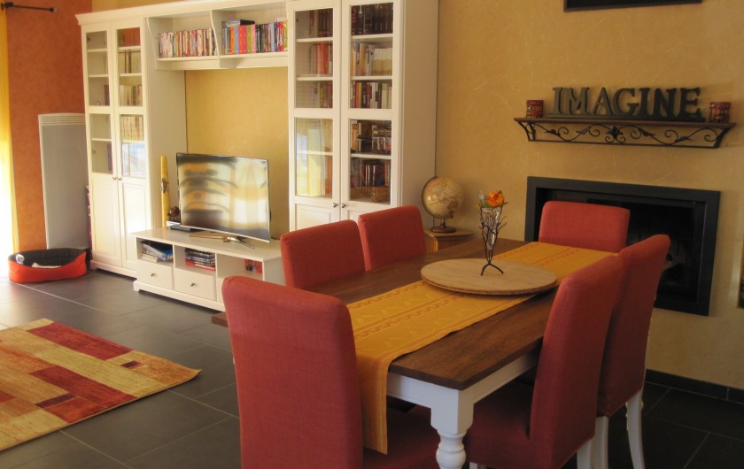 Location de vacances - Chambre d'hôtes à Soulac-sur-Mer - Soulac'Ouette - salon/salle à manger