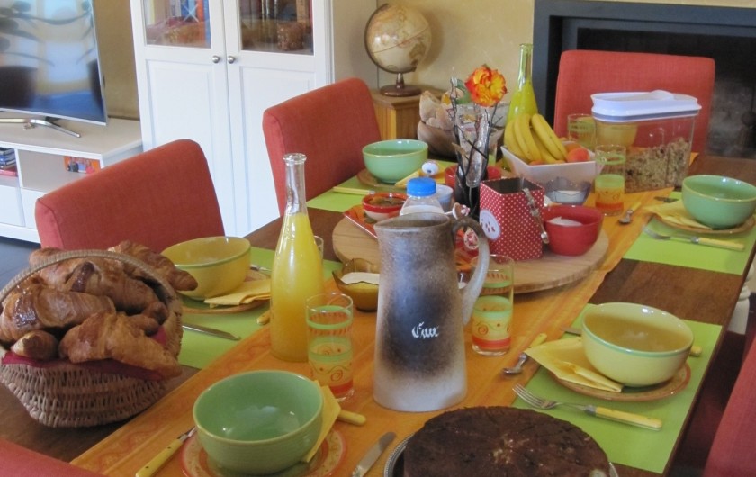 Location de vacances - Chambre d'hôtes à Soulac-sur-Mer - Soulac'Ouette - Petit-déjeuner complet intérieur
