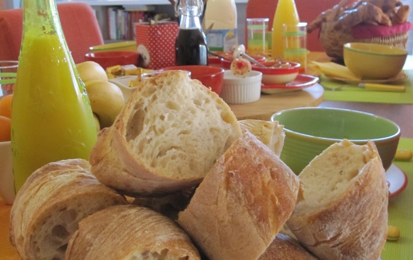 Location de vacances - Chambre d'hôtes à Soulac-sur-Mer - Soulac'Ouette - Petit-déjeuner complet intérieur