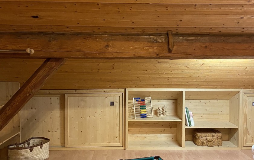 Location de vacances - Gîte à Saint-Sigismond - SALLE DE JEUX RANGEMENT