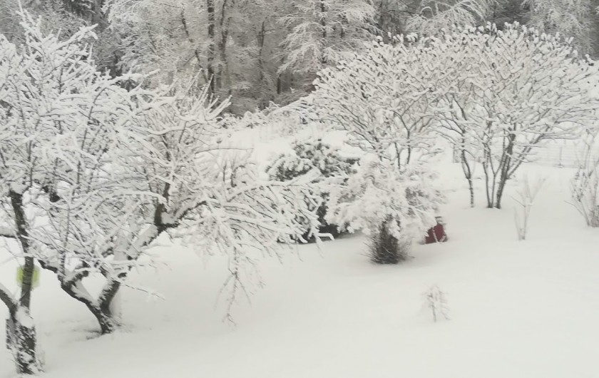 Location de vacances - Appartement à Charvonnex - jardin l'hiver