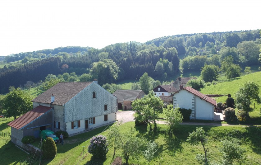 Location de vacances - Maison - Villa à Le Val-d'Ajol - vue du lieu dit le Fricounot