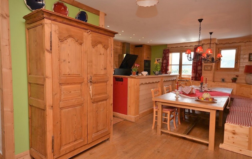 Location de vacances - Chalet à L'Alpe d'Huez - Salle à manger
