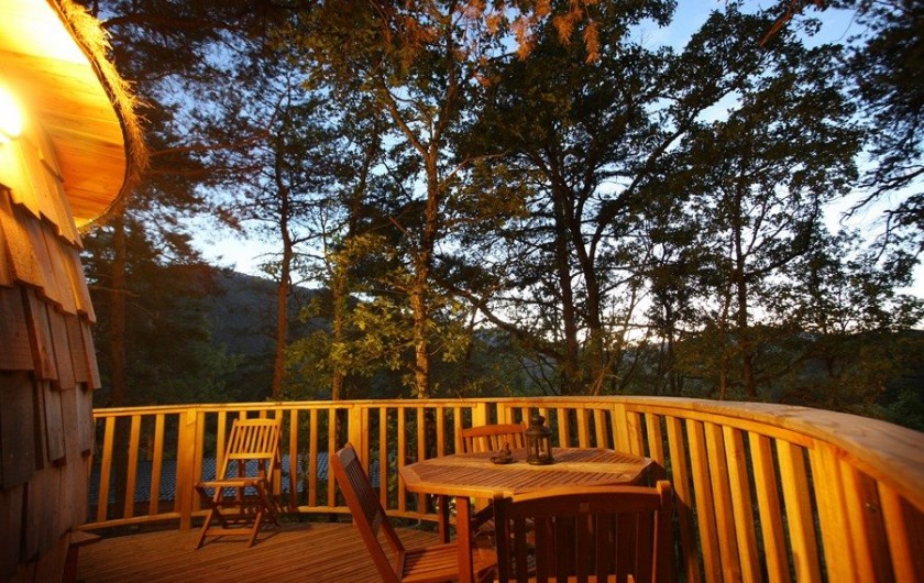 Location de vacances - Cabane dans les arbres à Rivière-sur-Tarn - La Cabane de Lily