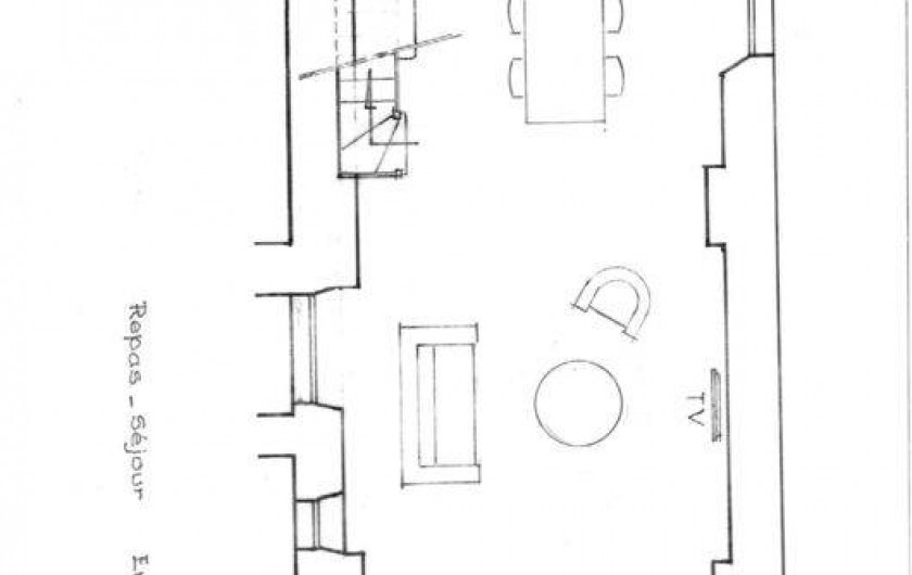 Location de vacances - Gîte à Sainte-Anastasie - Plan Domitia Rez de Chaussée