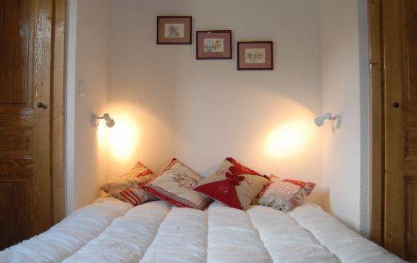 Location de vacances - Appartement à Bessans - Chambre parentale