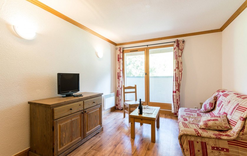 Location de vacances - Appartement à Bessans - Séjour : coin salon