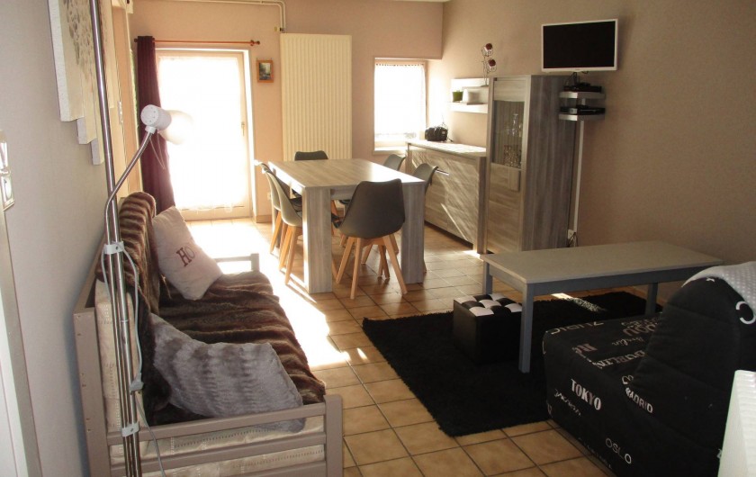 Location de vacances - Appartement à Corcieux - salon, salle à manger