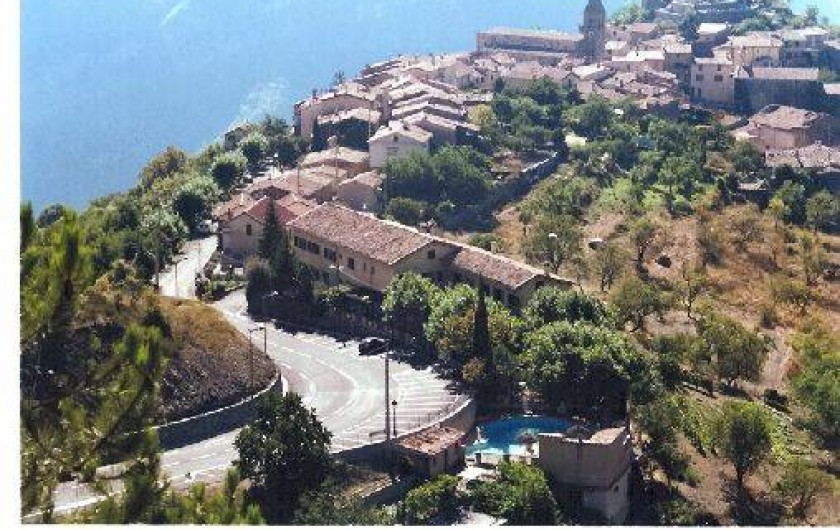 Location de vacances - Gîte à Utelle - Vue sur la location